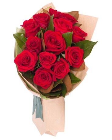 Red Rose Wrap Flowers