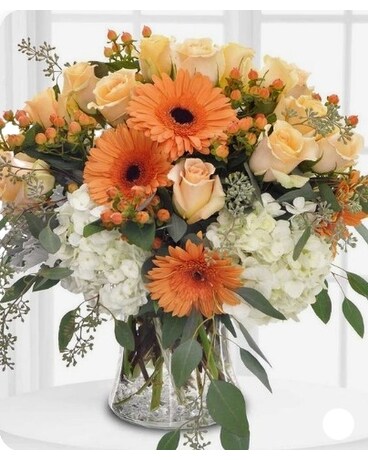 Solstice of an Autumn Garden Flower Arrangement