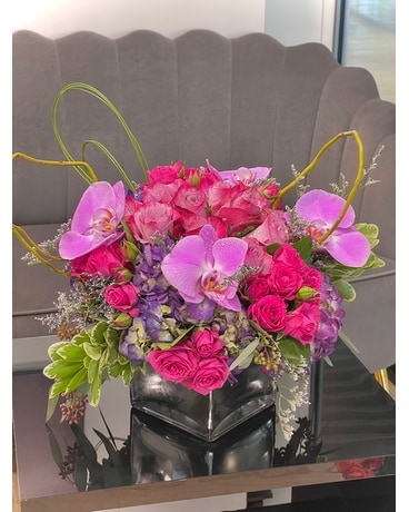 Passionate Purples Flower Arrangement