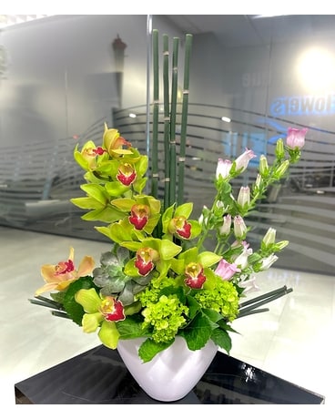 Verdant Paradise Flower Arrangement