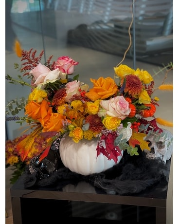 Wild pumpkin Flower Arrangement