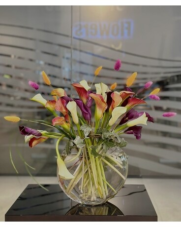 Calla Starburst Flower Arrangement