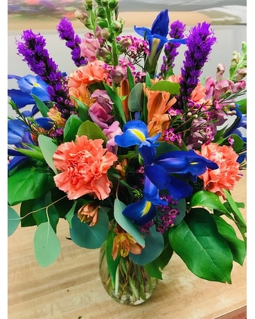 Burst of Color Flower Arrangement