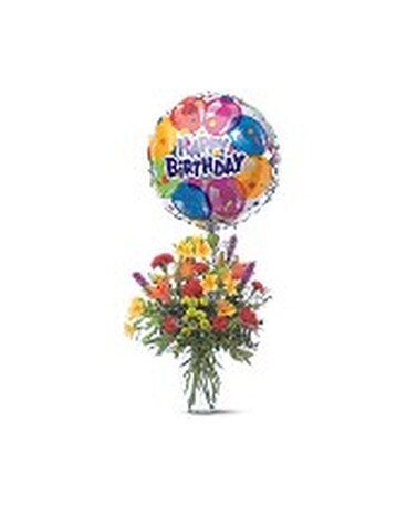 Birthday Balloons Bouquet Flower Arrangement