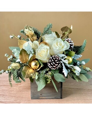 Rustic Gold Flower Arrangement