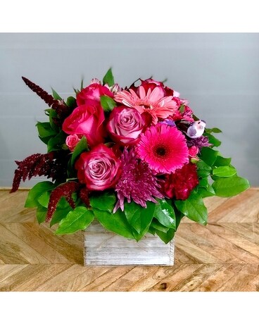 Raspberry Chambord Flower Arrangement