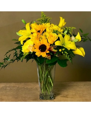 Bright Sunshine Flower Arrangement