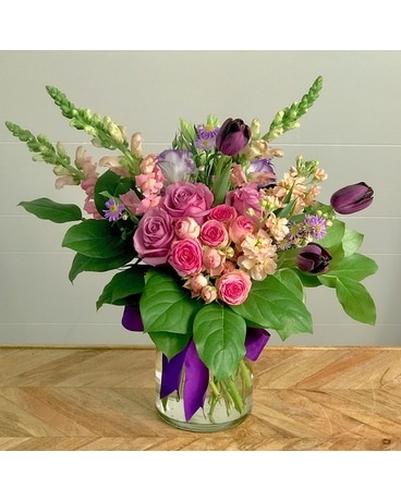 Purple Fashionista Flower Arrangement