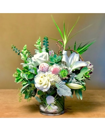 Beachfront Property Flower Arrangement
