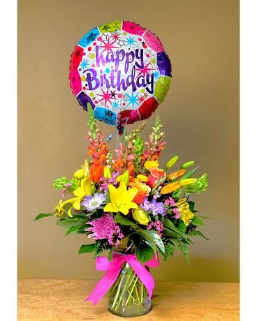 A Bright & Beautiful Day Flower Arrangement