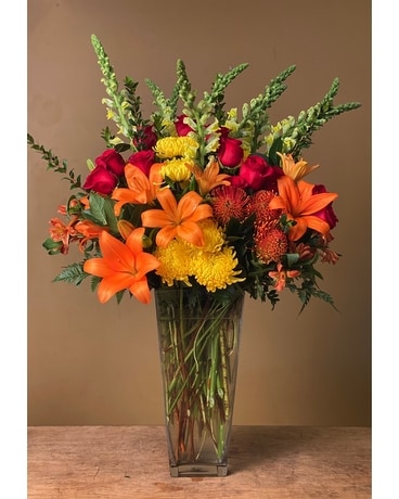 Ultra Premium Hawaiian Sunset Flower Arrangement