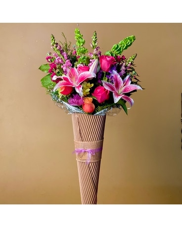 Premium Fresh Flower Presentation Wrap Flowers