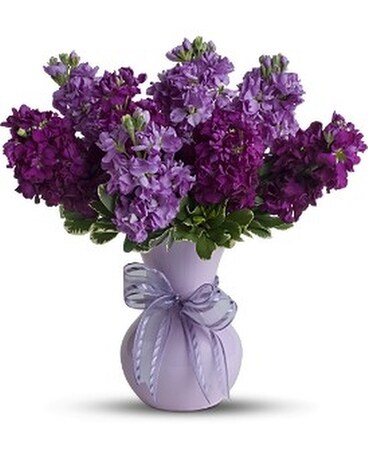 Teleflora's Visions of Violet Flower Arrangement