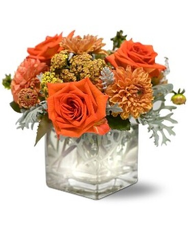 Teleflora's Perfect Orange Harmony Flower Arrangement