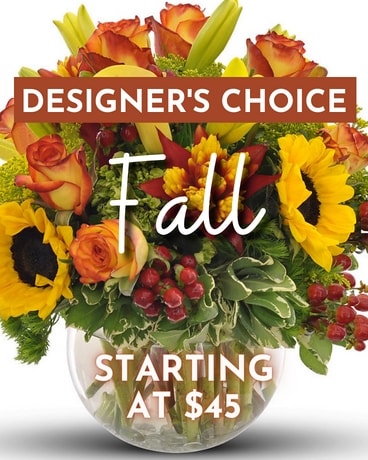 Fall Designer's Choice Flower Arrangement