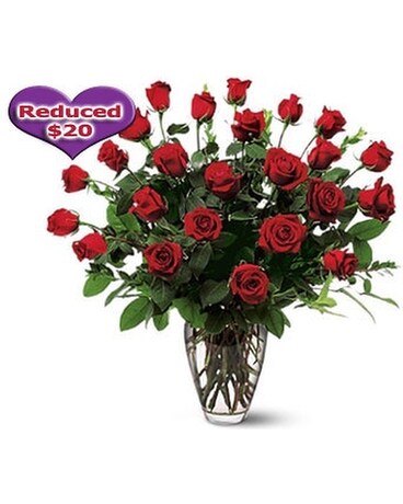 24 Long Stem Roses - Choose a Color