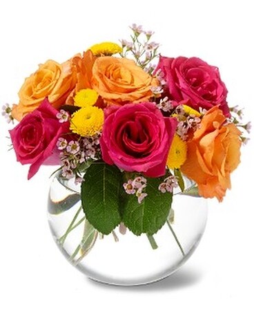 Teleflora's Rose Bliss Flower Arrangement