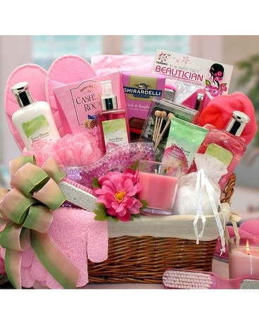 Sweet Blooms Spa Gift Basket