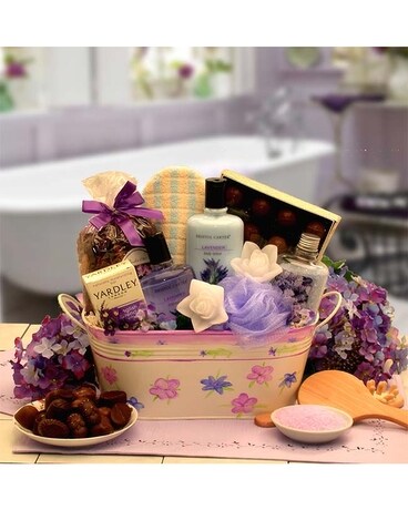 Tranquility Bath and Body Gift Basket