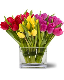 Tulips Together Flower Arrangement