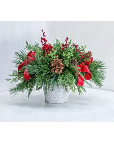 Yule Forest Flower Arrangement