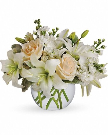 Isle of White Flower Arrangement