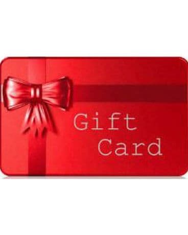 Gift Card Flower Arrangement
