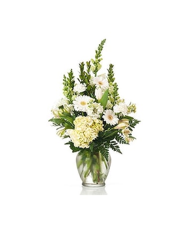 Buds and Blooms Ivory Enchantment Flower Arrangement
