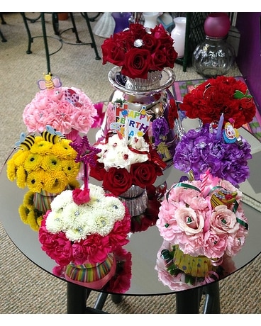 Cupcake Flowers Flower Arrangement