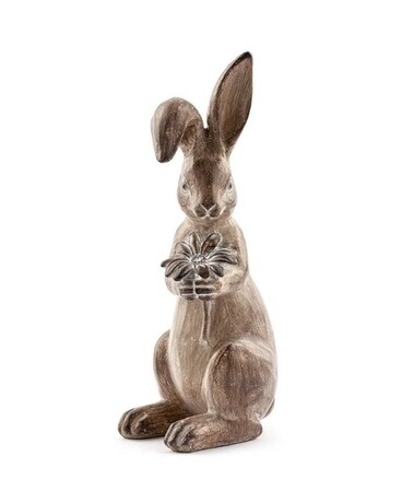 RESIN BUNNY WITH DAISY Custom product
