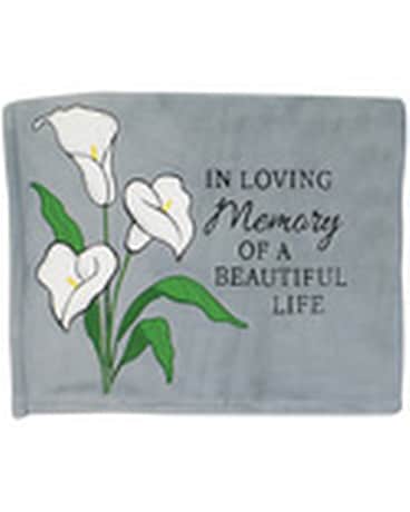 IN LOVING MEMORY KEEPSAKE BLANKET Custom product