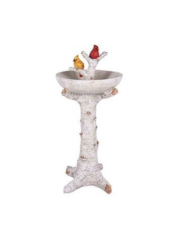 RESIN BIRCH TREE BIRD BATH Custom product