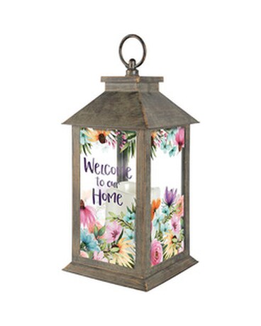 WELCOME TO OUR HOME LANTERN Custom product
