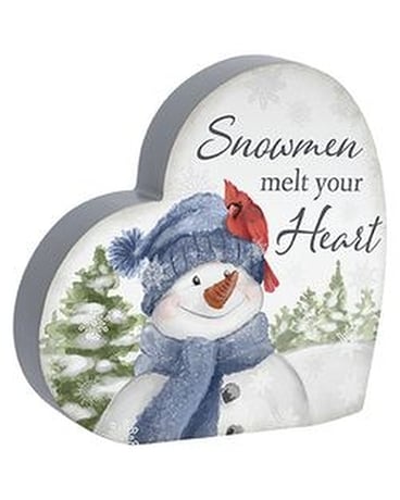 SNOWMEN MELT YOUR HEART SITTER Custom product