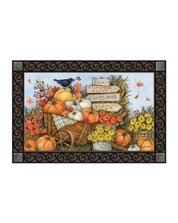 FALL WHEELBARROW MATMATE INSERT Custom product