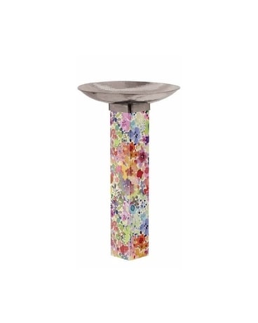 FULL BLOOM BIRD BATH ART POLE Custom product