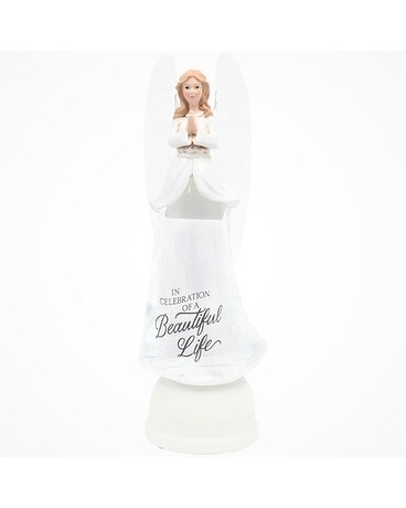 IN CELEBRATION ANGEL WITH GLITTER LIGHT Custom product