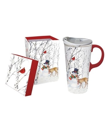 JOYFUL SNOWMAN TRAVEL MUG Custom product