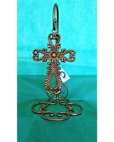 Decorative Gold Hanging Cross In Bay City Mi Keit S Flowers