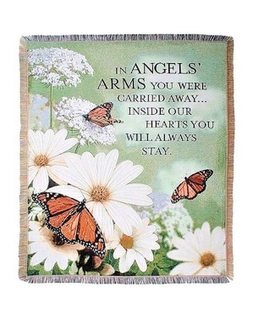 IN AGELS' ARMS TAPESTRY BLANKET Custom product