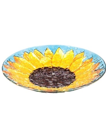 SUNFLOWER BIRD BATH BOWL Custom product