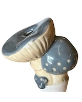 Blue Mushroom size,  inches height and  inches wide.