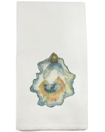 Watercolor Oyster Dish Towel Gifts