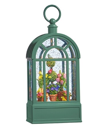 Potted Flowers Lighted Greenhouse Gifts