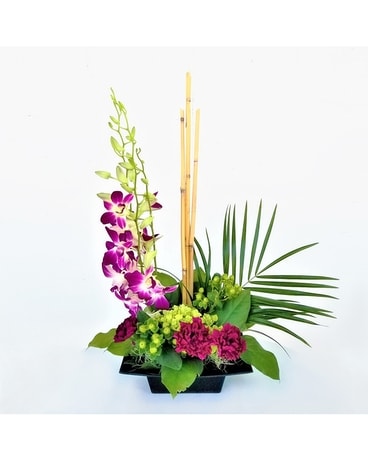 Zen Artistry Flower Arrangement