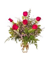 Red Roses size,  inches height and  inches wide.