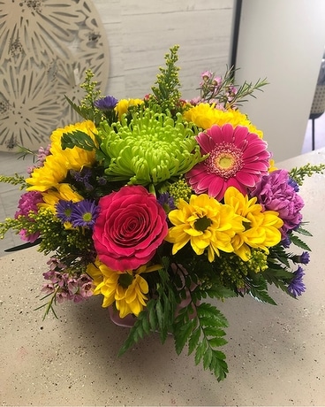 Pop of Color Flower Arrangement