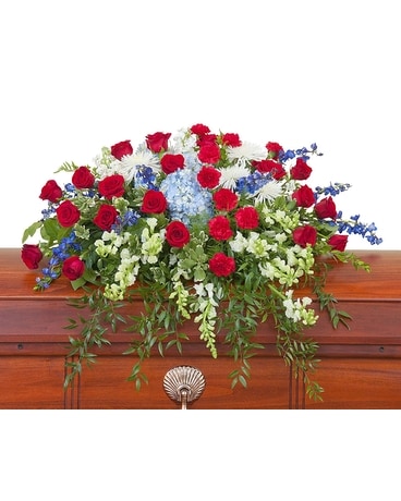 Honor Casket Spray Flower Arrangement