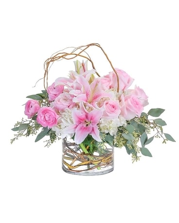 Peaceful Pink Flower Arrangement