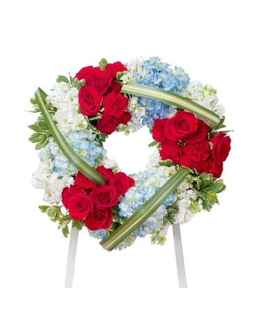 Honor Wreath Flower Arrangement